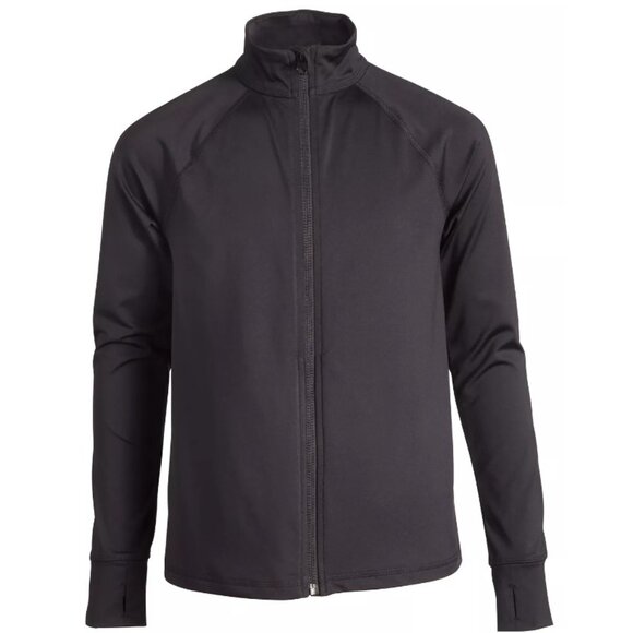 Girls Size Medium Black Ideology Full-Zip Active Jacket, Like New - Picture 1 of 4